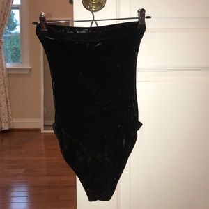 Urban Outfitters Velvet Bodysuit